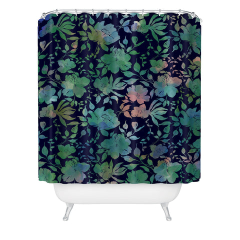 Marta Barragan Camarasa Lush Evening Botanicals Shower Curtain