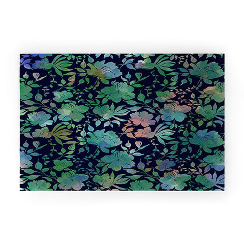 Marta Barragan Camarasa Lush Evening Botanicals Welcome Mat