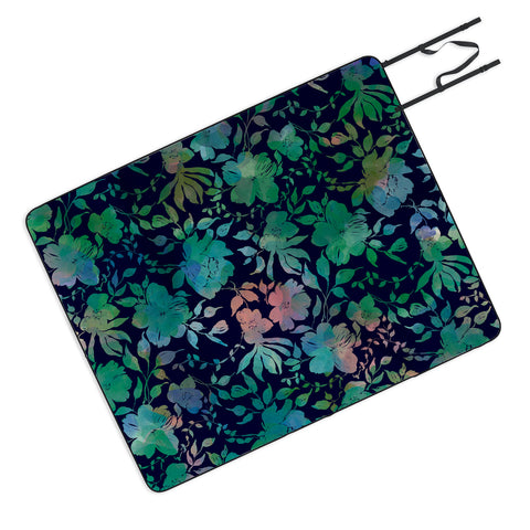 Marta Barragan Camarasa Lush Evening Botanicals Picnic Blanket
