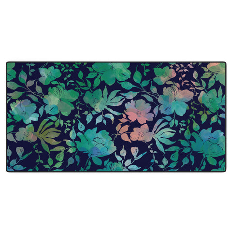 Marta Barragan Camarasa Lush Evening Botanicals Desk Mat