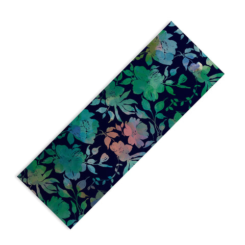 Marta Barragan Camarasa Lush Evening Botanicals Yoga Mat