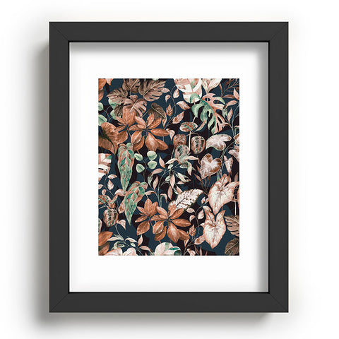 Marta Barragan Camarasa Lush vintage dark jungle II Recessed Framing Rectangle