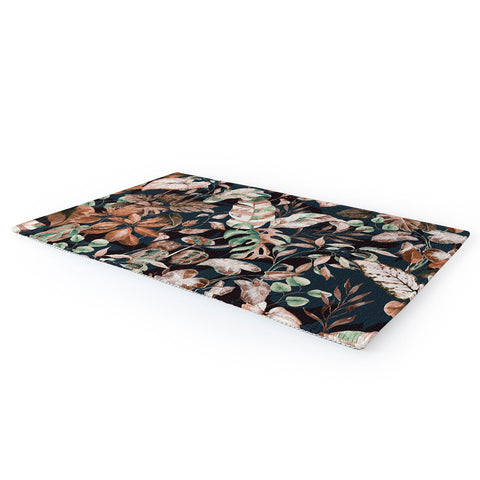 Marta Barragan Camarasa Lush vintage dark jungle II Area Rug