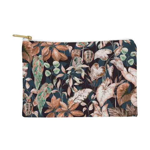Marta Barragan Camarasa Lush vintage dark jungle II Pouch