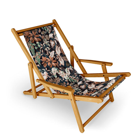 Marta Barragan Camarasa Lush vintage dark jungle II Sling Chair