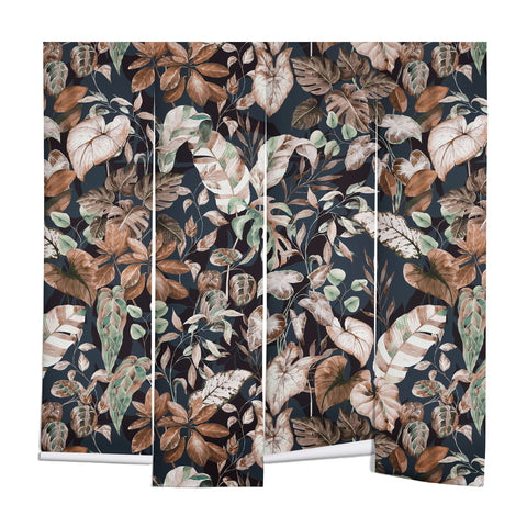 Marta Barragan Camarasa Lush vintage dark jungle II Wall Mural
