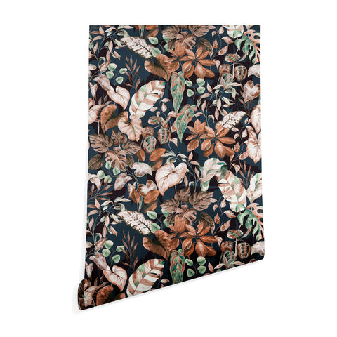 Marta Barragan Camarasa Lush vintage dark jungle II Wallpaper