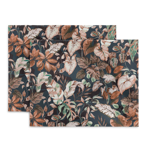 Marta Barragan Camarasa Lush vintage dark jungle II Placemat
