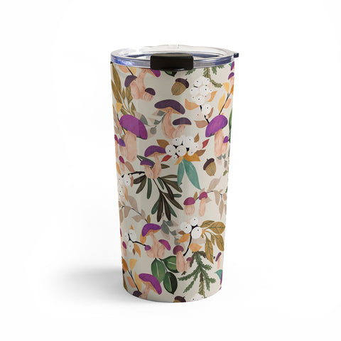Marta Barragan Camarasa Magic mushroom forest Travel Mug