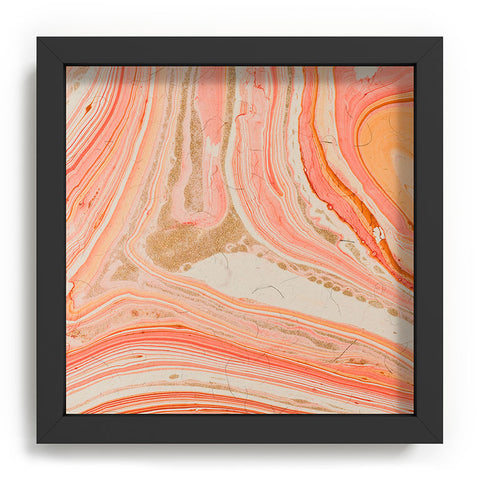Marta Barragan Camarasa Marbled paper Recessed Framing Square