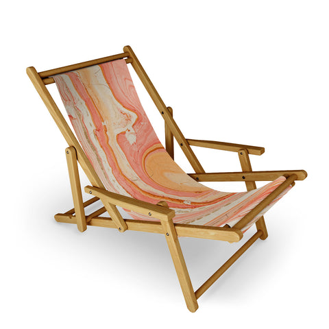 Marta Barragan Camarasa Marbled paper Sling Chair