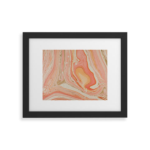 Marta Barragan Camarasa Marbled paper Framed Art Print