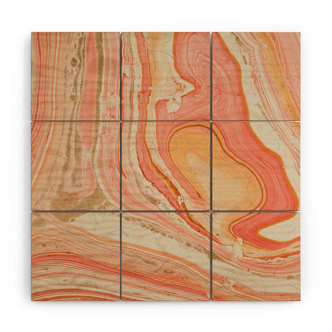 Marta Barragan Camarasa Marbled paper Wood Wall Mural