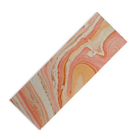 Marta Barragan Camarasa Marbled paper Yoga Mat