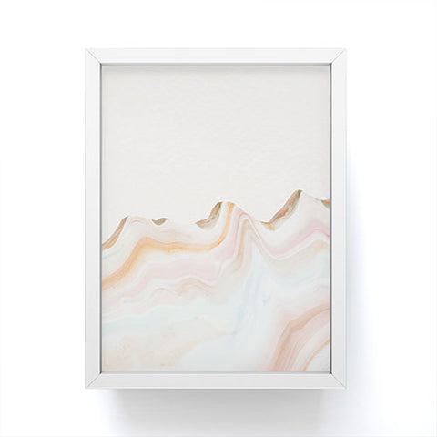 Marta Barragan Camarasa Marbling Mountains Framed Mini Art Print