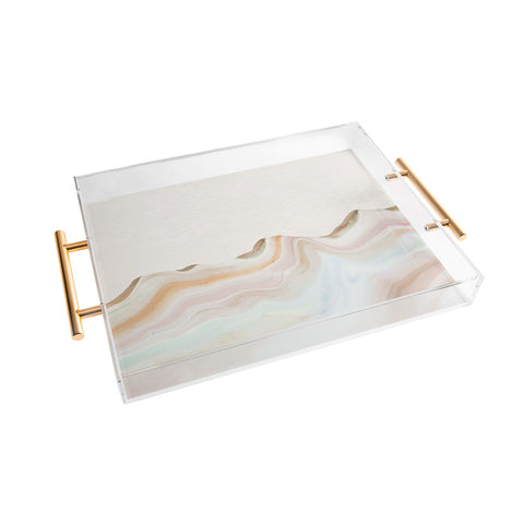 Marta Barragan Camarasa Marbling Mountains Acrylic Tray