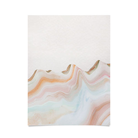 Marta Barragan Camarasa Marbling Mountains Poster