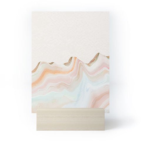 Marta Barragan Camarasa Marbling Mountains Mini Art Print