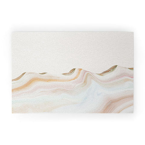 Marta Barragan Camarasa Marbling Mountains Welcome Mat