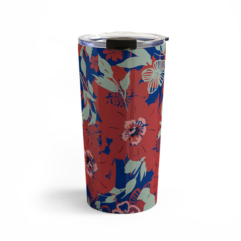 Marta Barragan Camarasa Meadow red garden 23 Travel Mug