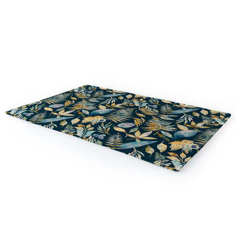 Marta Barragan Camarasa Midnight foliage bliss D Area Rug