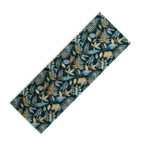 Marta Barragan Camarasa Midnight foliage bliss D Yoga Mat