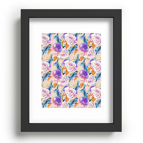 Marta Barragan Camarasa Mini dolphins in the florals P Recessed Framing Rectangle