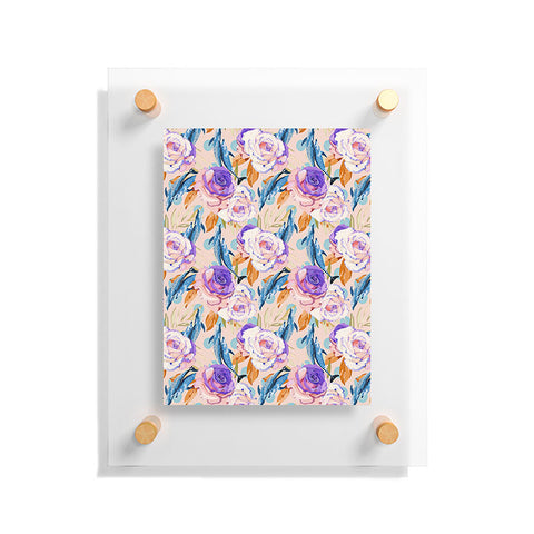 Marta Barragan Camarasa Mini dolphins in the florals P Floating Acrylic Print