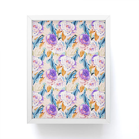 Marta Barragan Camarasa Mini dolphins in the florals P Framed Mini Art Print