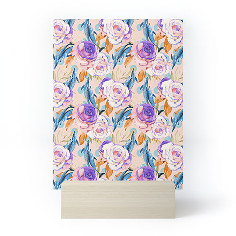 Marta Barragan Camarasa Mini dolphins in the florals P Mini Art Print