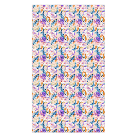 Marta Barragan Camarasa Mini dolphins in the florals P Tablecloth