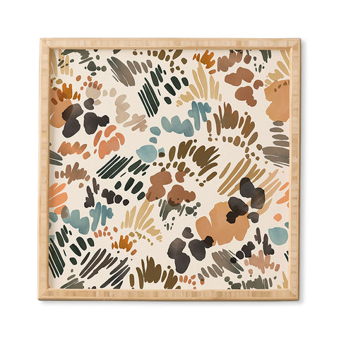 Marta Barragan Camarasa Modern abstract of brush stroke Framed Wall Art havenly