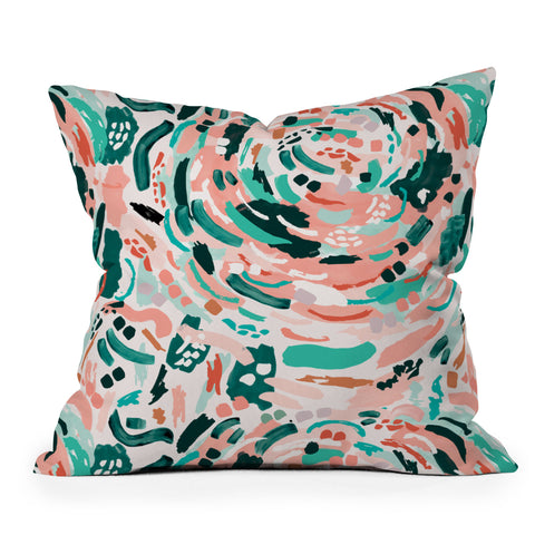 Marta Barragan Camarasa Modern artistic painting Outdoor Throw Pillow