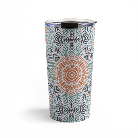 Marta Barragan Camarasa Modern brushstroke mosaic Travel Mug