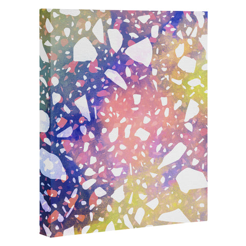Marta Barragan Camarasa Modern colorful terrazzo 03 Art Canvas