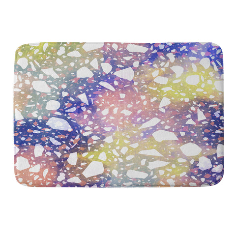 Marta Barragan Camarasa Modern colorful terrazzo 03 Memory Foam Bath Mat