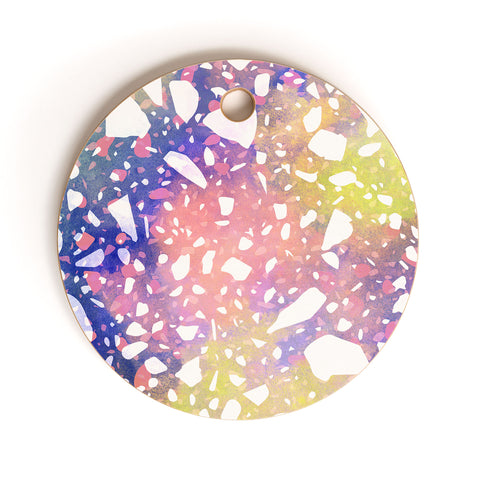 Marta Barragan Camarasa Modern colorful terrazzo 03 Cutting Board Round