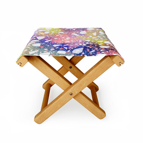 Marta Barragan Camarasa Modern colorful terrazzo 03 Folding Stool