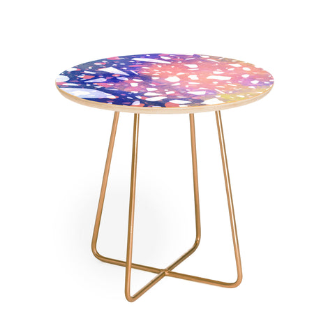 Marta Barragan Camarasa Modern colorful terrazzo 03 Round Side Table