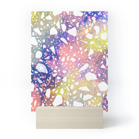 Marta Barragan Camarasa Modern colorful terrazzo 03 Mini Art Print