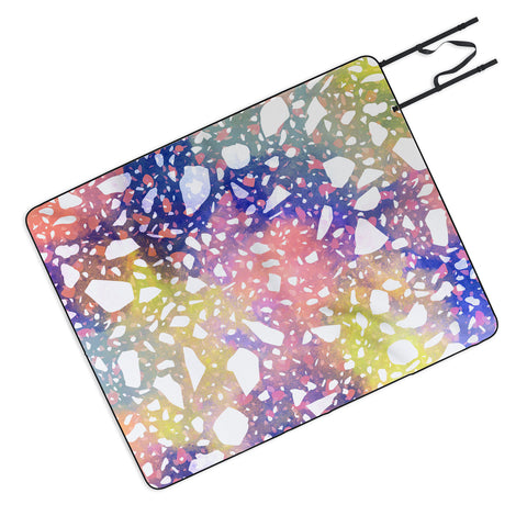 Marta Barragan Camarasa Modern colorful terrazzo 03 Picnic Blanket