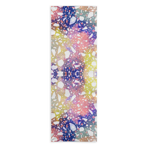 Marta Barragan Camarasa Modern colorful terrazzo 03 Yoga Towel