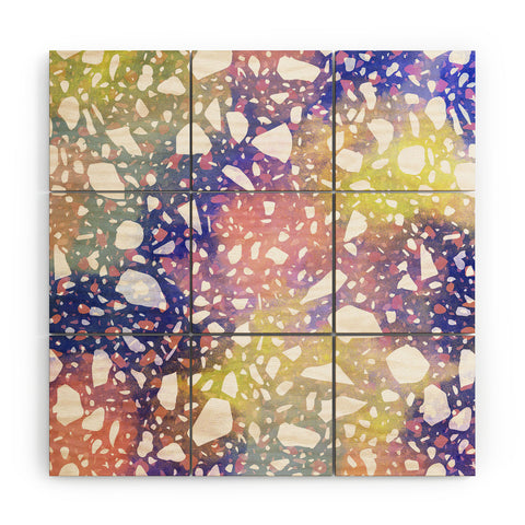 Marta Barragan Camarasa Modern colorful terrazzo 03 Wood Wall Mural