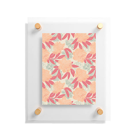 Marta Barragan Camarasa Modern floral PFC24 Floating Acrylic Print