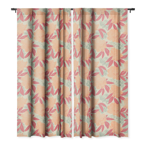 Marta Barragan Camarasa Modern floral PFC24 Blackout Window Curtain