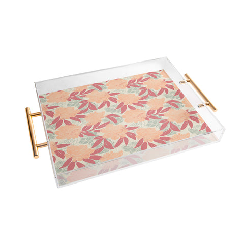 Marta Barragan Camarasa Modern floral PFC24 Acrylic Tray
