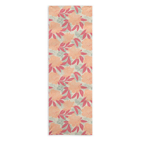Marta Barragan Camarasa Modern floral PFC24 Yoga Towel