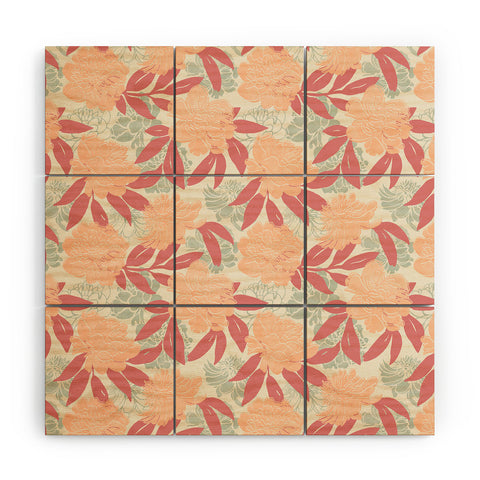 Marta Barragan Camarasa Modern floral PFC24 Wood Wall Mural