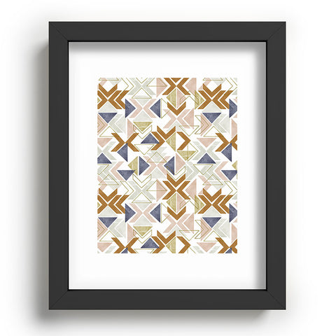 Marta Barragan Camarasa Modern geometric boho 3S Recessed Framing Rectangle