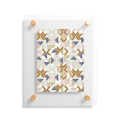 Marta Barragan Camarasa Modern geometric boho 3S Floating Acrylic Print